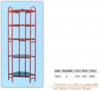Ъглови Стелажи за магазини  